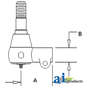 UT0261    Late Tie Rod Style Cylinder End---Replaces 71820C91